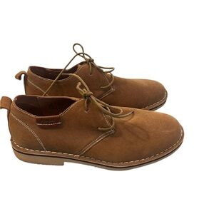 Men's propet  Brown Suede Lace-Up Casual Shoes never worn size 12